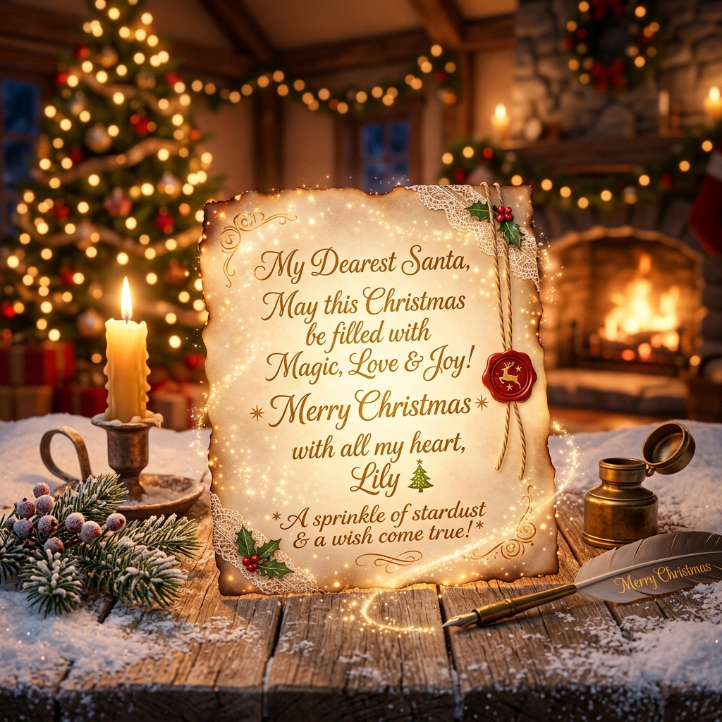 Carta Mágica de Navidad